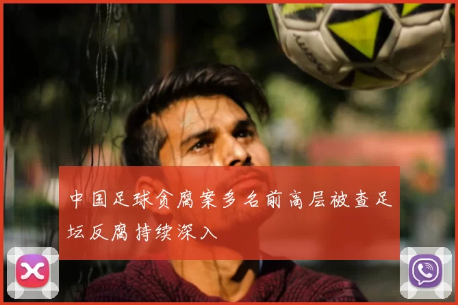 中国足球贪腐案多名前高层被查足坛反腐持续深入