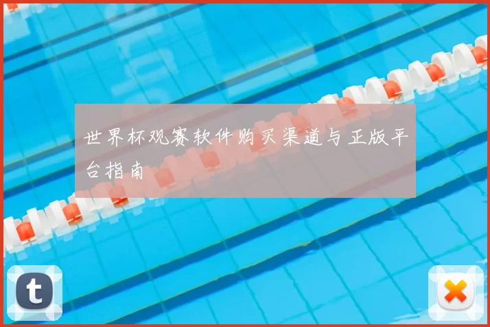 世界杯观赛软件购买渠道与正版平台指南